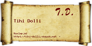 Tihi Dolli névjegykártya
